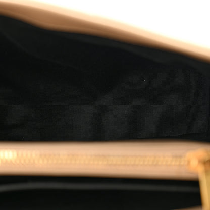 Saint Laurent Calfskin Y Quilted Monogram Small Loulou Chain Satchel Dark Beige 5 of 17