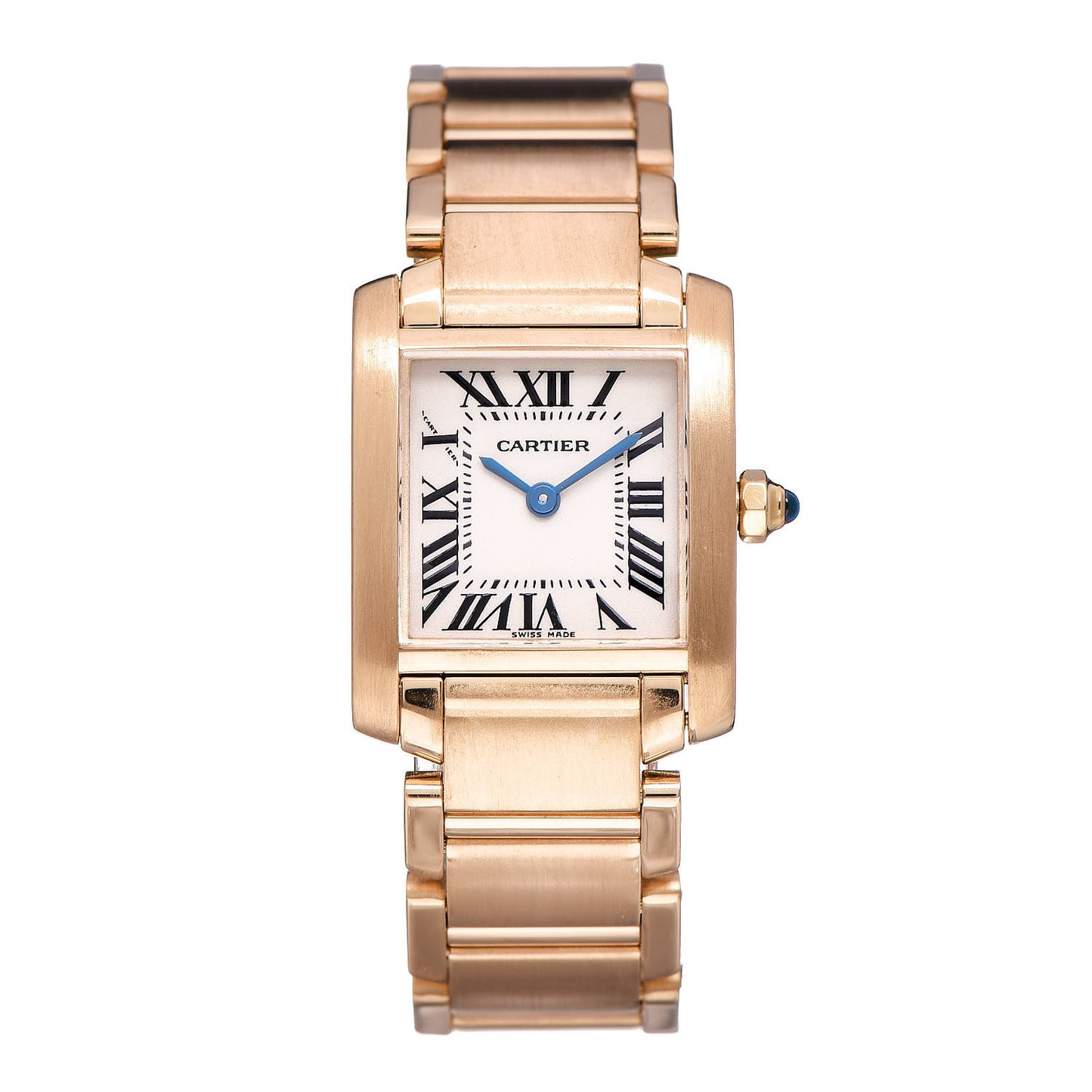 18K Yellow Gold 20mm Tank Francaise Quartz Watch