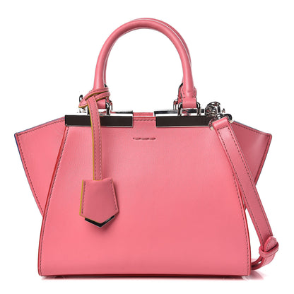 Fendi Vitello Dolce Mini 3jours Tote Pink 1 of 7