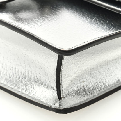Gucci Metallic Calfskin Super Mini Dionysus Shoulder Bag Silver 8 of 9