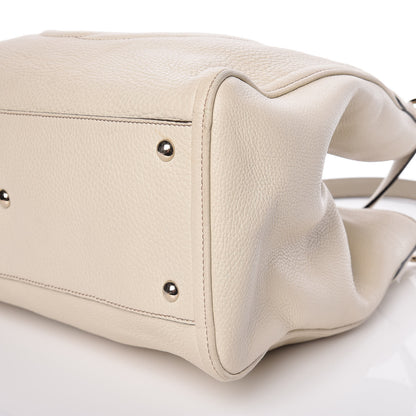 Gucci Pebbled Calfskin Medium Soho Shoulder Bag Off White 9 of 18