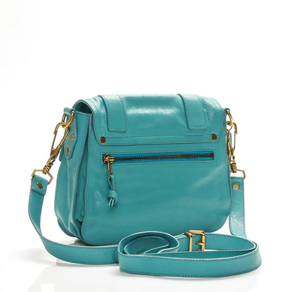 Proenza Schouler Lambskin PS1 Mini Pouch Messenger Bag Lagoon 4 of 6