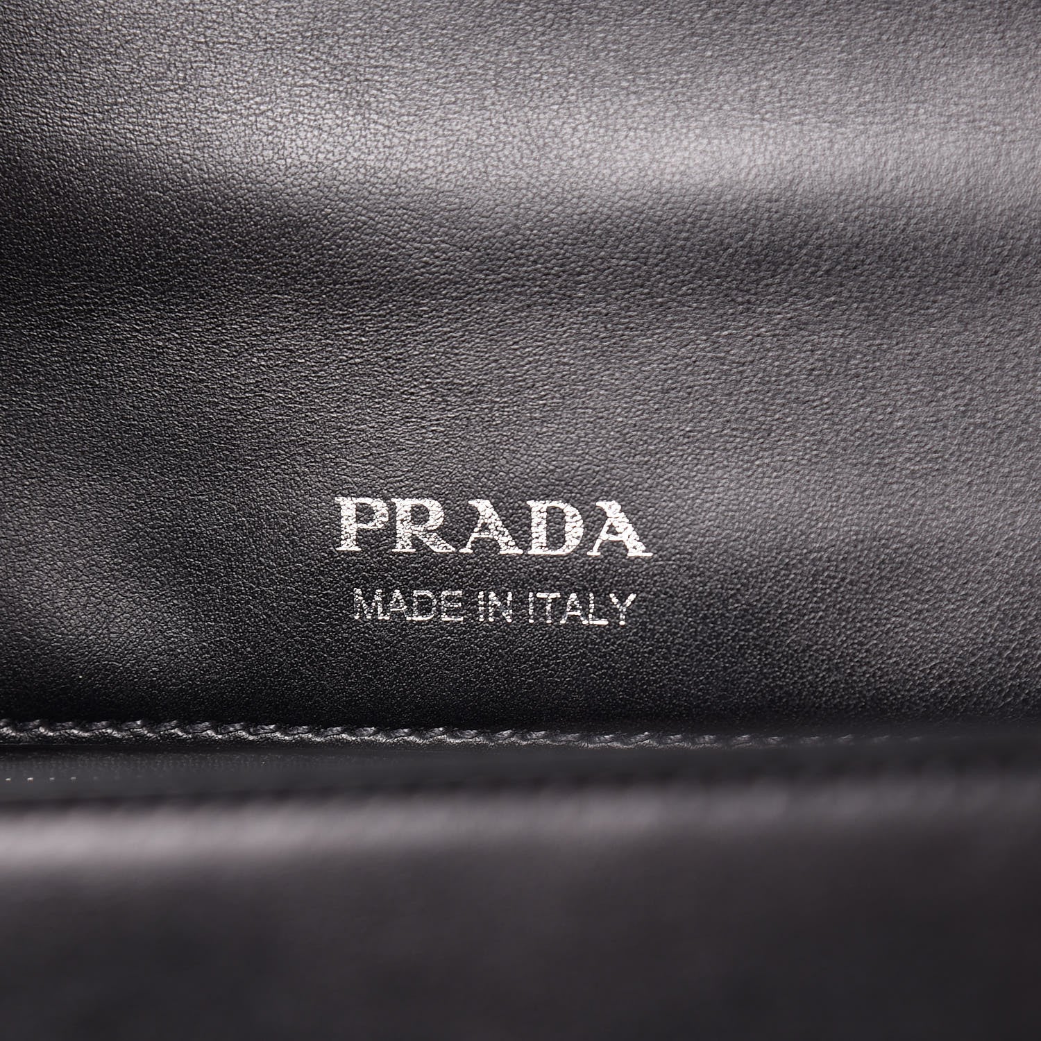 Prada City Calfskin Ribbon Bag Black 9 of 12