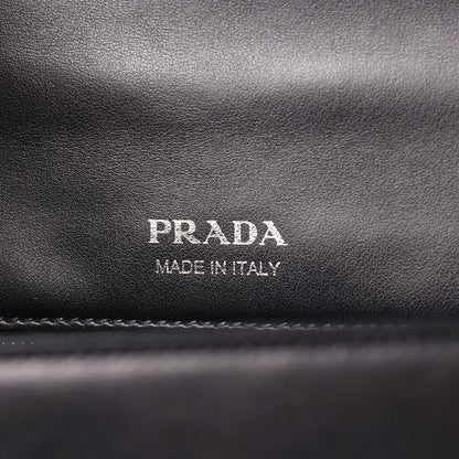 Prada City Calfskin Ribbon Bag Black 9 of 12