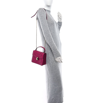 Bulgari Calfskin Serpenti Forever Top Handle Pink 3 of 21