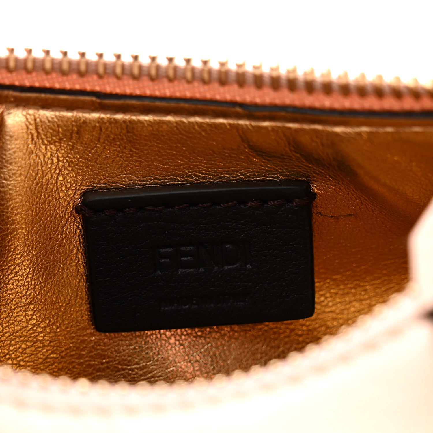 Fendi Vitello Grace Matte Nano Fendigraphy Hobo Charm Light Rose 6 of 10