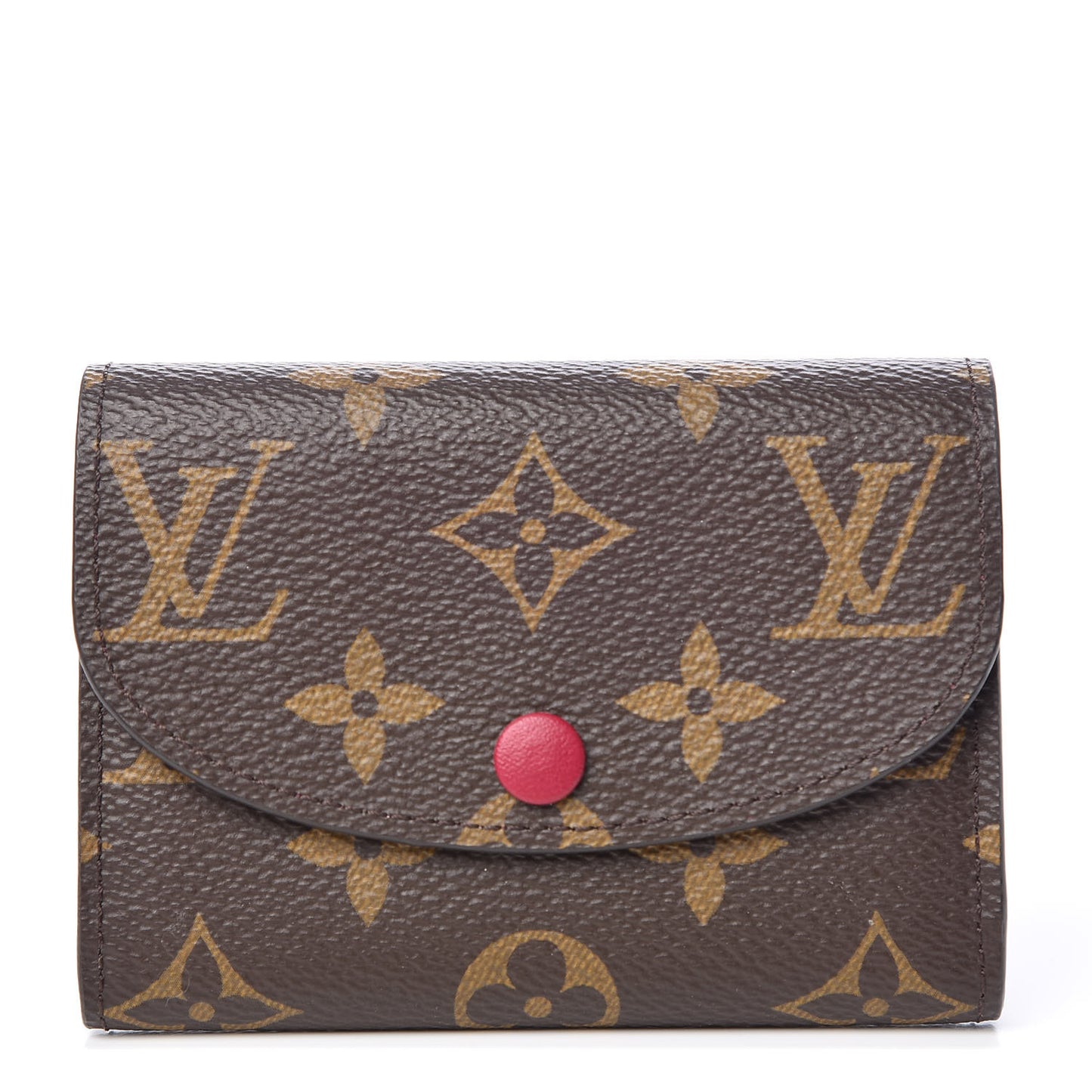 Monogram Rosalie Coin Purse Fuchsia