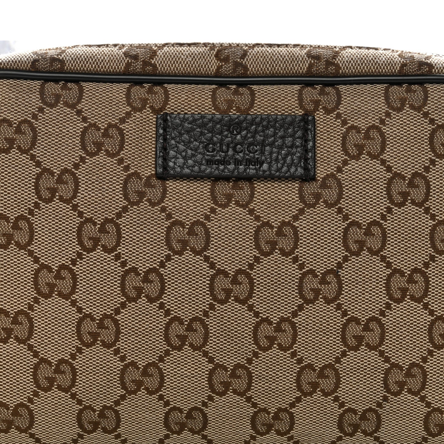 Monogram Dollar Calfskin Belt Bag Beige Ebony Testa di Moro Marrone Scuro