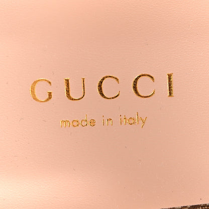 Gucci Monogram Nappa Chalotte Horsebit Ankle Strap 75mm Flatform Sandals 37.5 Beige Ebony 8 of 9