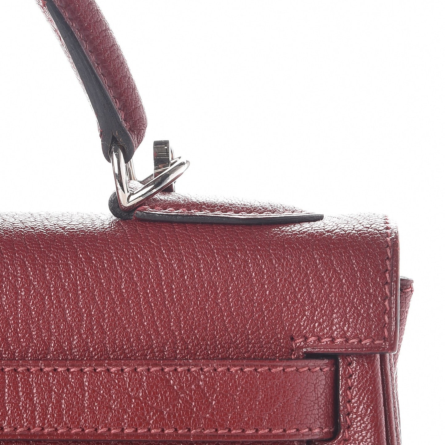 Chevre De Coromandel Kelly Retourne 32 Rouge H