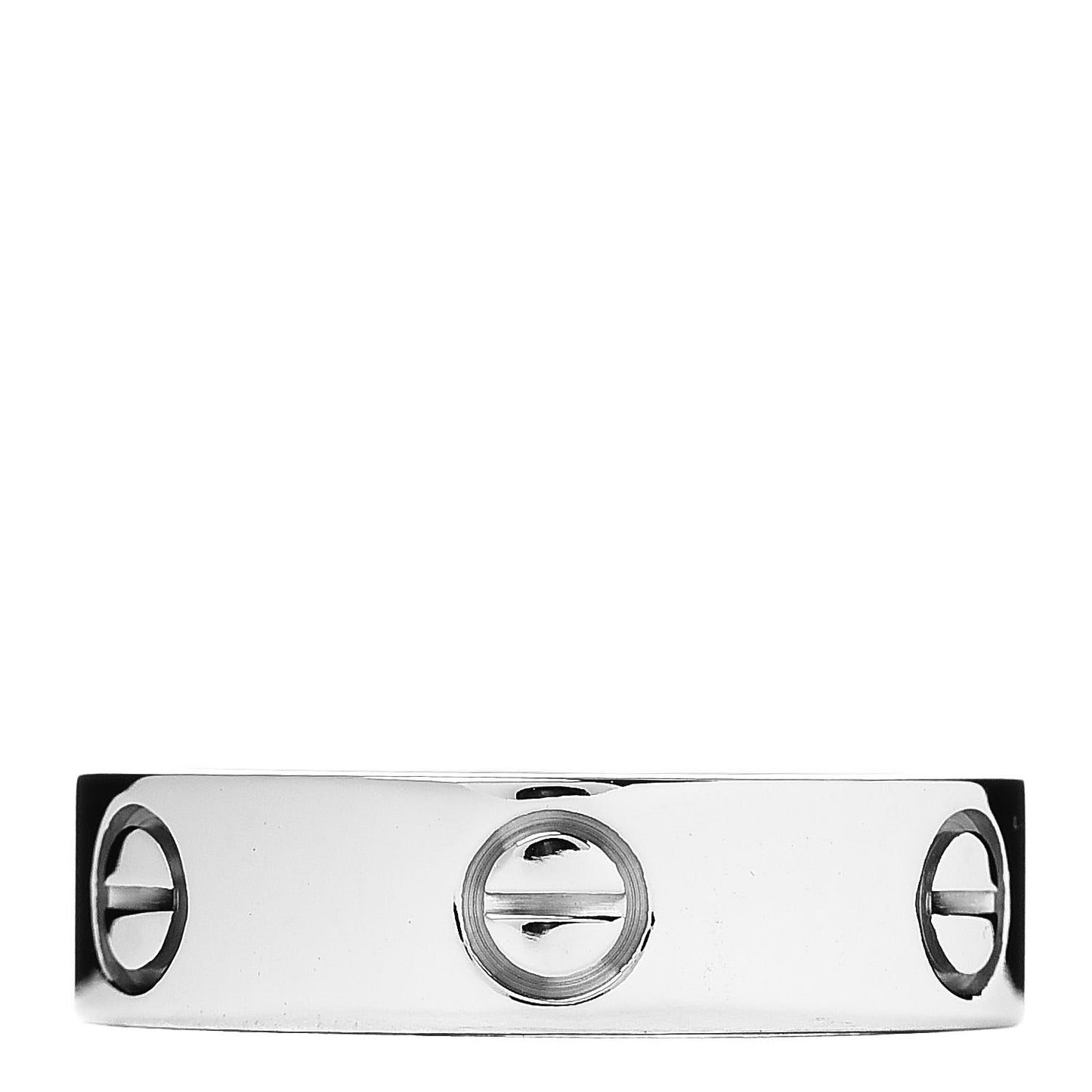 18K White Gold 5.5mm LOVE Ring 56 7.5