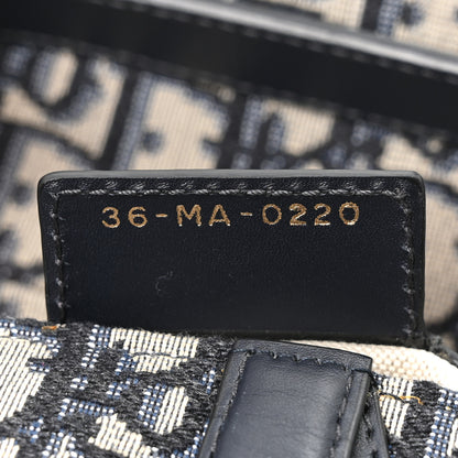 Christian Dior Oblique Saddle Bag Blue 7 of 10
