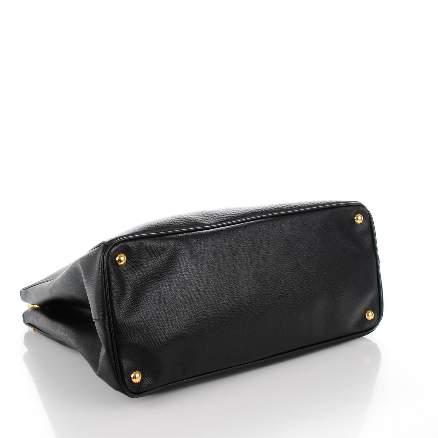 Prada Saffiano Lux Extra Large Galleria Double Zip Tote Black 4 of 9