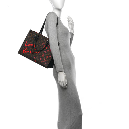 Louis Vuitton Monogram Fall In Love Onthego MM 2 of 9