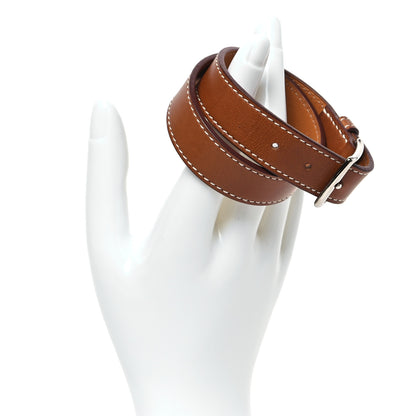 Hermes Barenia Etriviere Double Tour Bracelet S Fauve 2 of 6