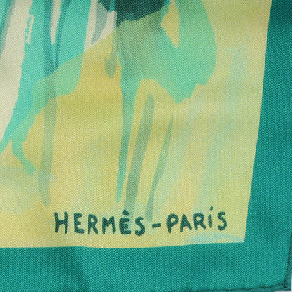 Hermes Silk Sur Les Rives Du Leman Scarf 70 4 of 5