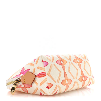 Louis Vuitton Monogram Tiles By The Pool Cosmetic Pouch Coral 4 of 7
