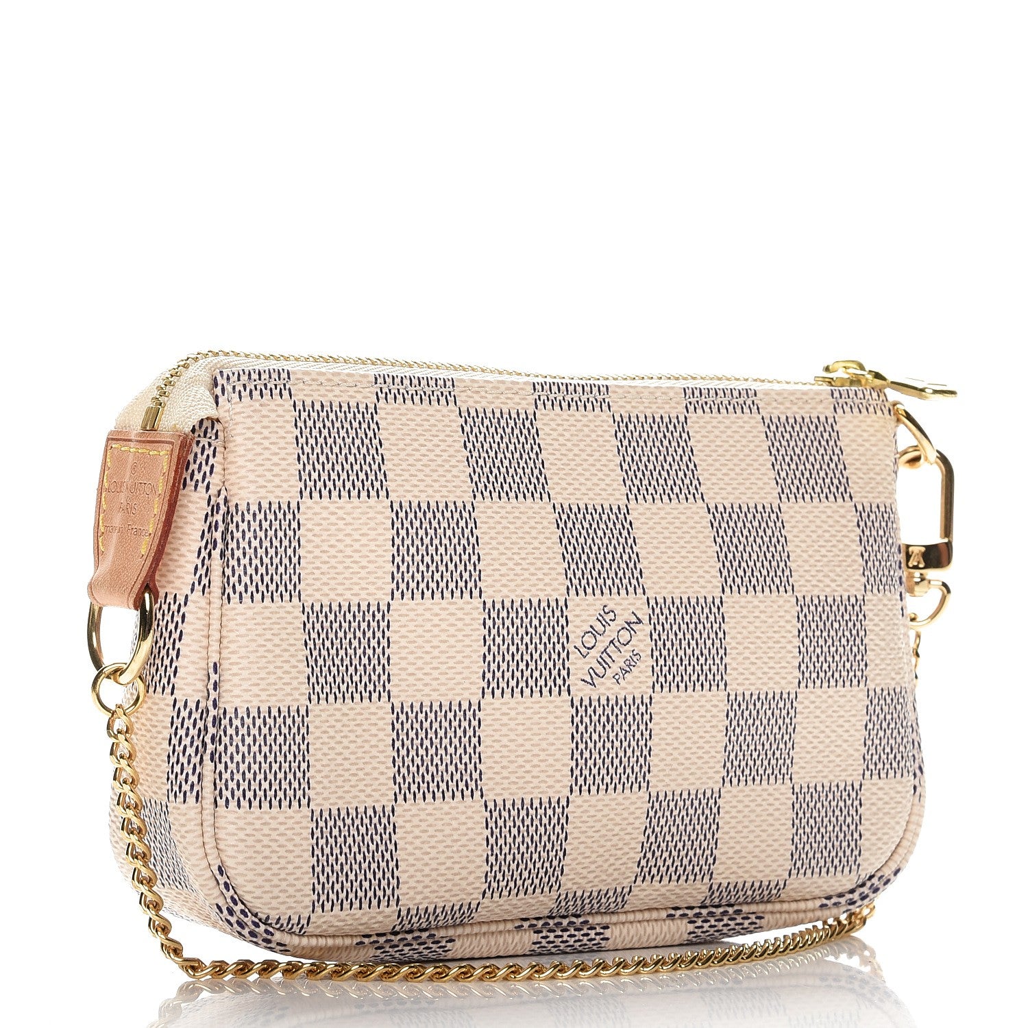 Louis Vuitton Damier Azur Mini Pochette Accessories 3 of 7