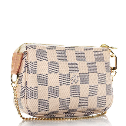 Louis Vuitton Damier Azur Mini Pochette Accessories 3 of 7
