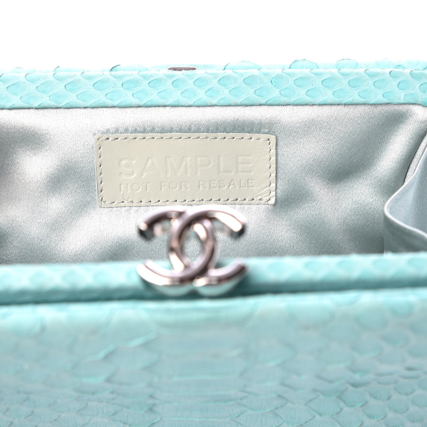 Python Timeless Clutch Blue