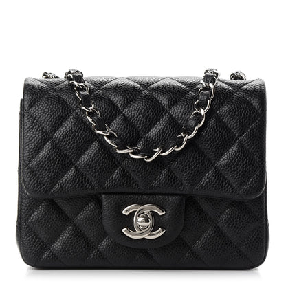 Chanel Caviar Quilted Mini Square Flap Black 1 of 9