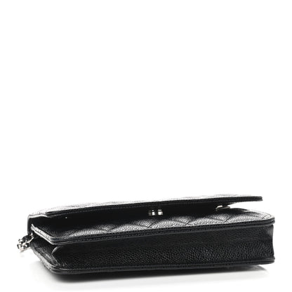 Chanel Caviar Quilted Wallet On Chain WOC Black 4 of 9