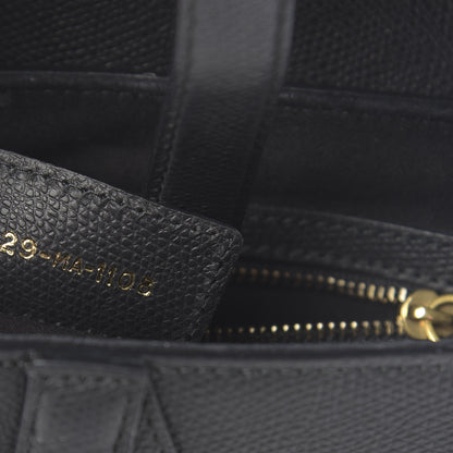 Christian Dior Grained Calfskin Saddle Bag Black 7 of 10