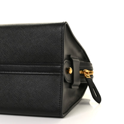 Prada Saffiano City Calfskin Small Esplanade Tote Black 10 of 10