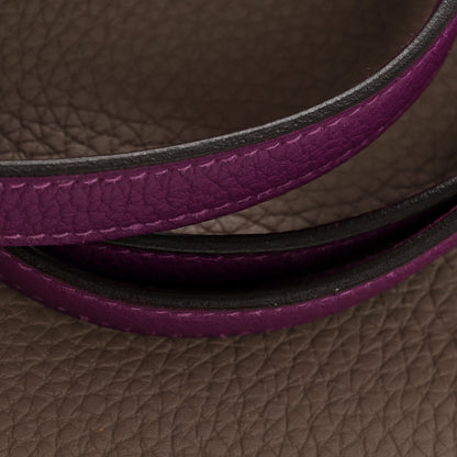 Hermes Togo Horseshoe Kelly Retourne 28 Gris Asphalte Anemone 12 of 15