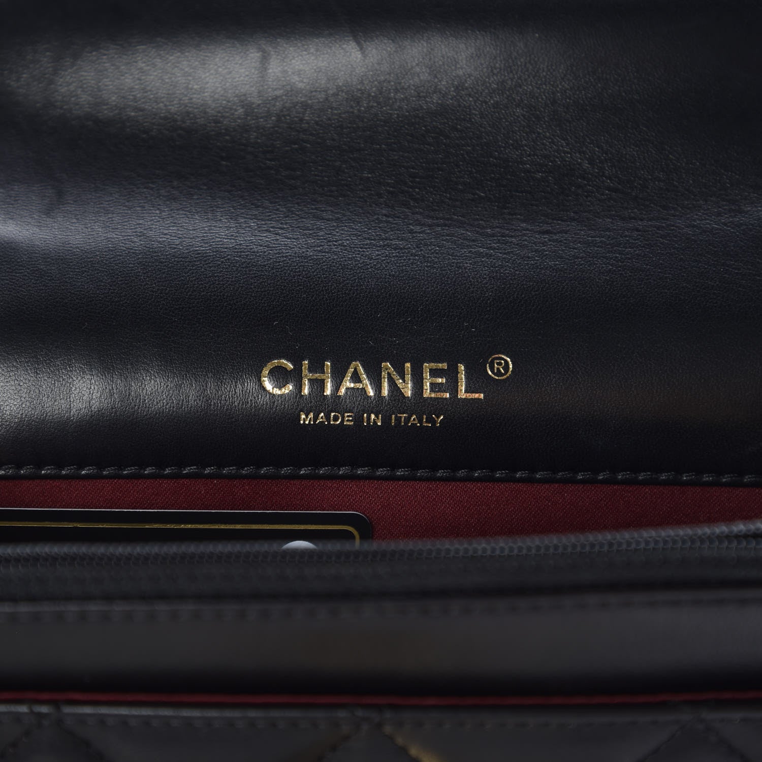 Chanel Lambskin Quilted Golden Class Wallet on Chain WOC Black 7 of 10
