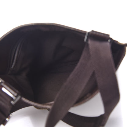 Gucci Monogram Messenger Crossbody Bag Dark Brown 4 of 11