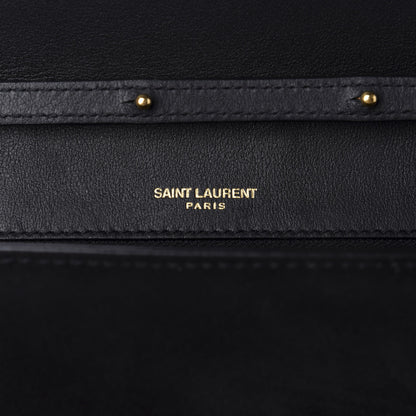 Saint Laurent Suede Calfskin Monogram Le Sept Chain Bag Black 10 of 12