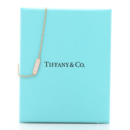 Tiffany 18K Rose Gold Diamond Tag Chain Bracelet 4 of 4