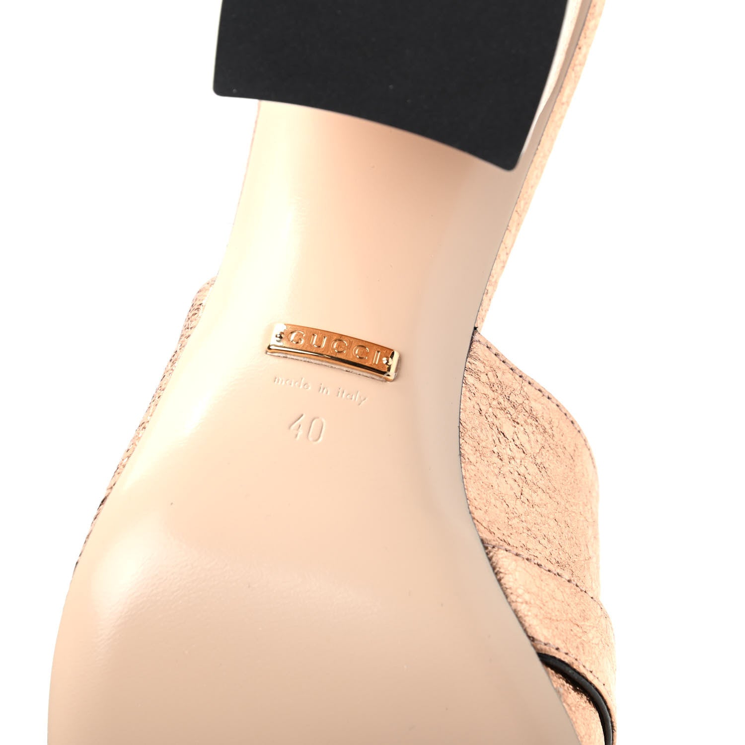Gucci Galassia GG Marmont Fringe 75mm Slide Sandals 40 Salmone 9 of 10
