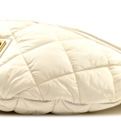 Dolce & Gabbana Marsupio Nylon Quilted Piumino 2 Belt Bag White 16 of 19
