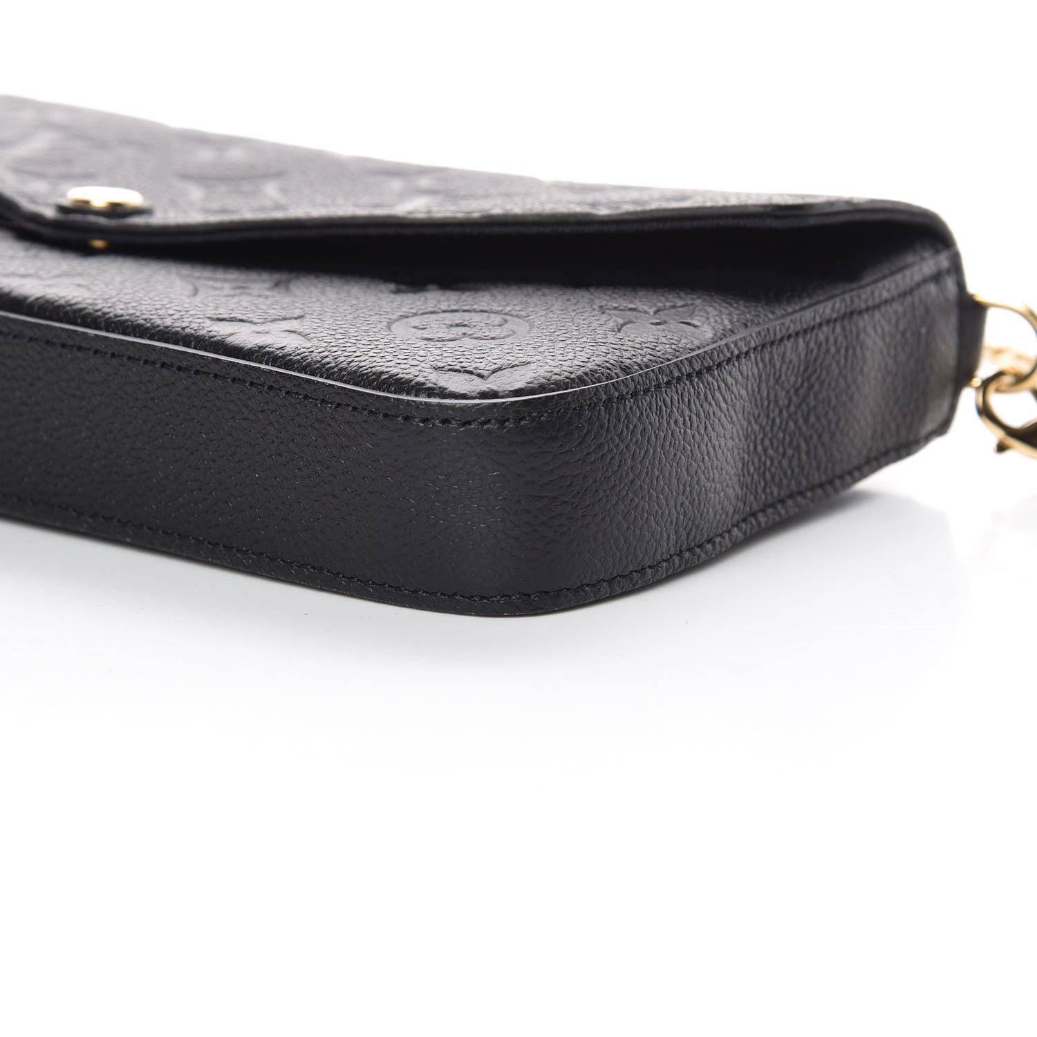 Louis Vuitton Empreinte Pochette Felicie Chain Wallet Black 7 of 12