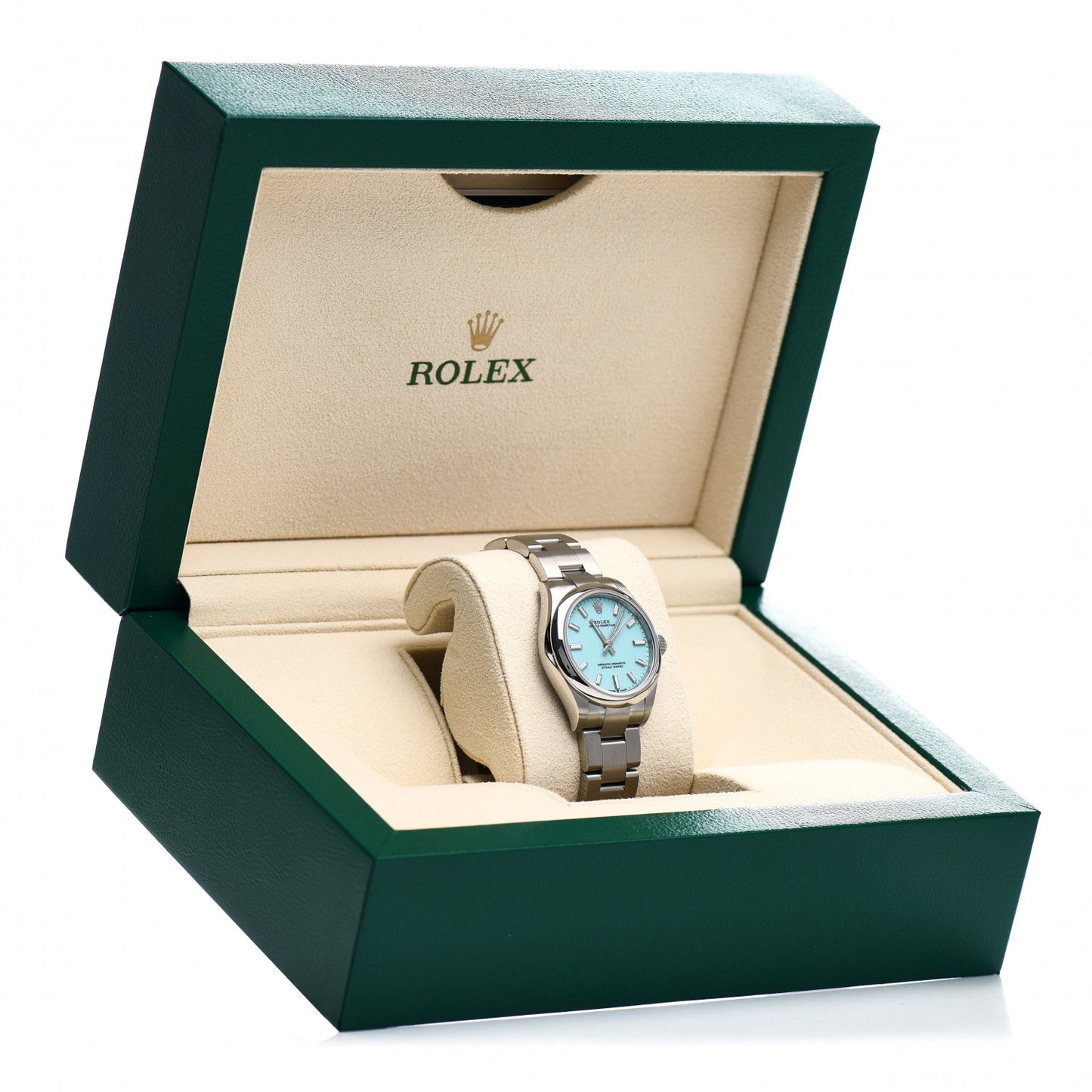 Stainless Steel 31mm Oyster Perpetual Watch Turquoise 277200
