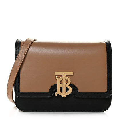 Burberry Calfskin Small TB Envelope Clutch Bag Malt Brown 1 of 9