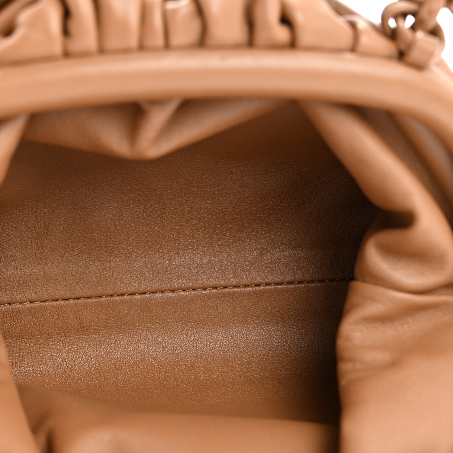 Bottega Veneta Butter Calfskin The Mini Pouch Camel 5 of 11