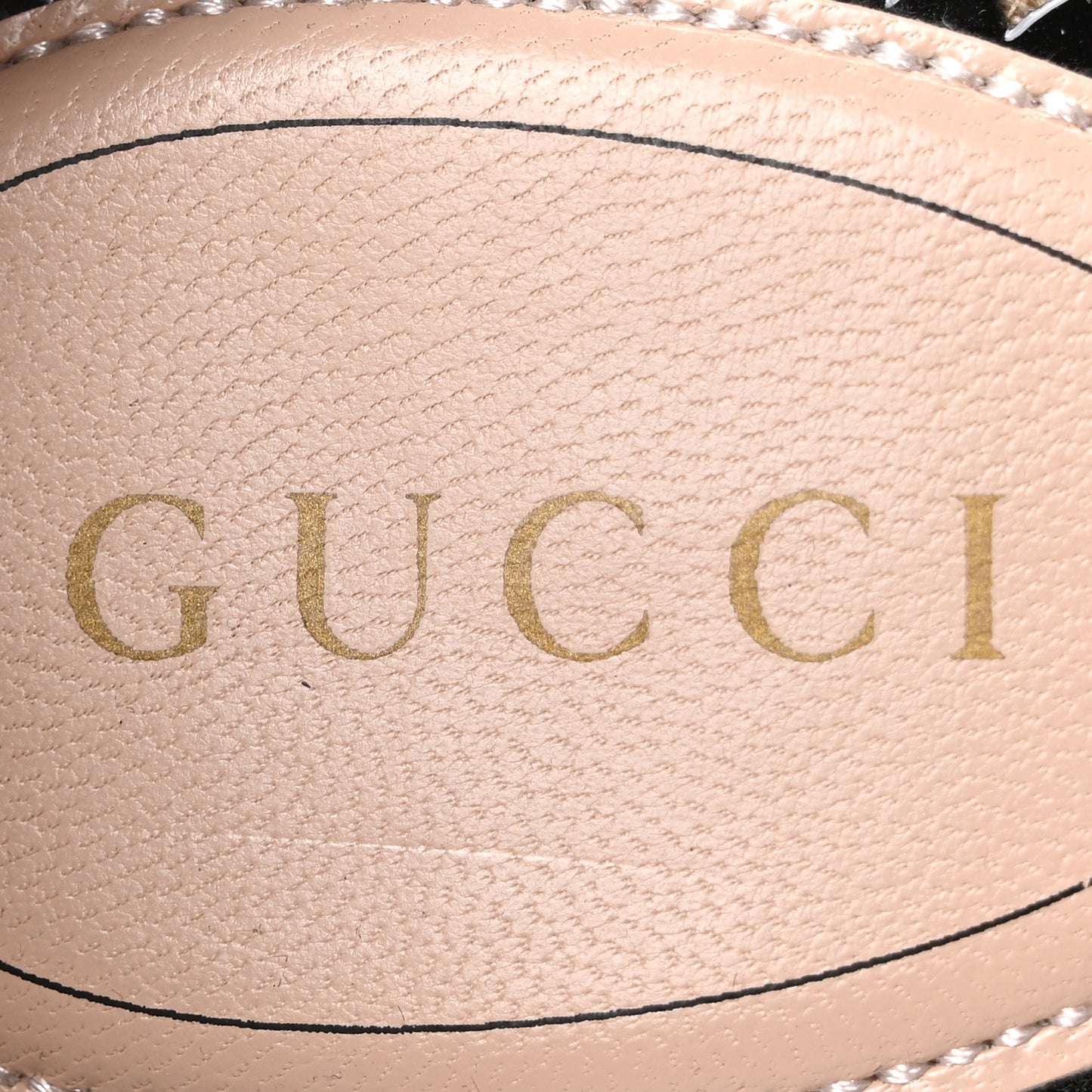 New Denim GG Monogram Pilar Ankle Wrap Espadrille Wedge Sandals 36.5 Light Blue