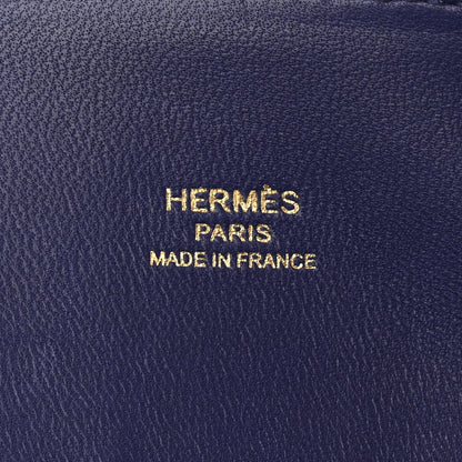 Hermes Chevre Mysore Mini 1923 Bolide Bleu Electrique 6 of 10