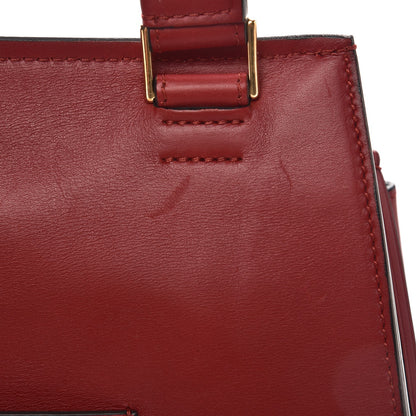 Celine Smooth Calfskin Medium Edge Shoulder Bag Red 9 of 13