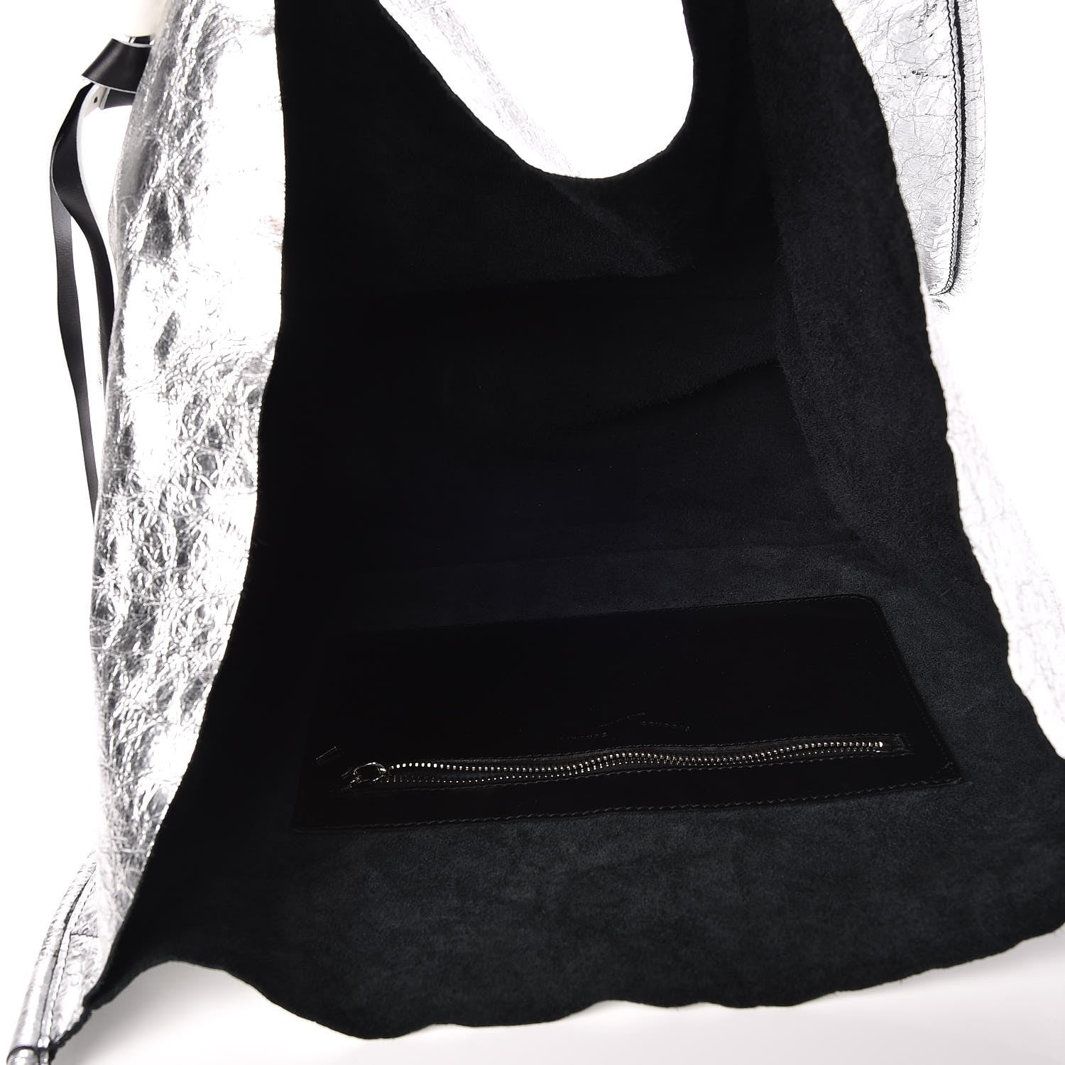 Proenza Schouler Metallic Calfskin Extra Large Tote Silver 5 of 8