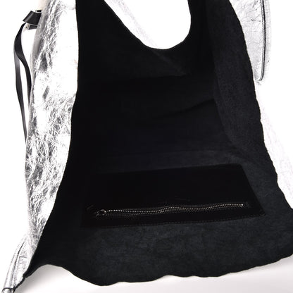 Proenza Schouler Metallic Calfskin Extra Large Tote Silver 5 of 8