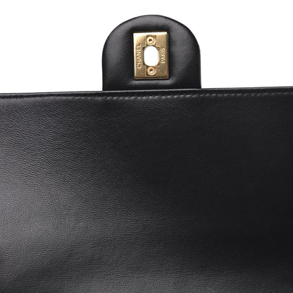 Chanel Lambskin Quilted Large CC Unchained Crossbody Black 13 of 13