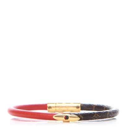 Louis Vuitton Monogram Daily Confidential Bracelet Red 1 of 5