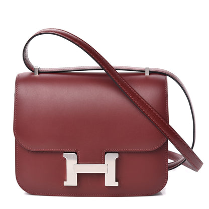 Hermes Veau Monsieur Constance 18 Rouge H 1 of 21