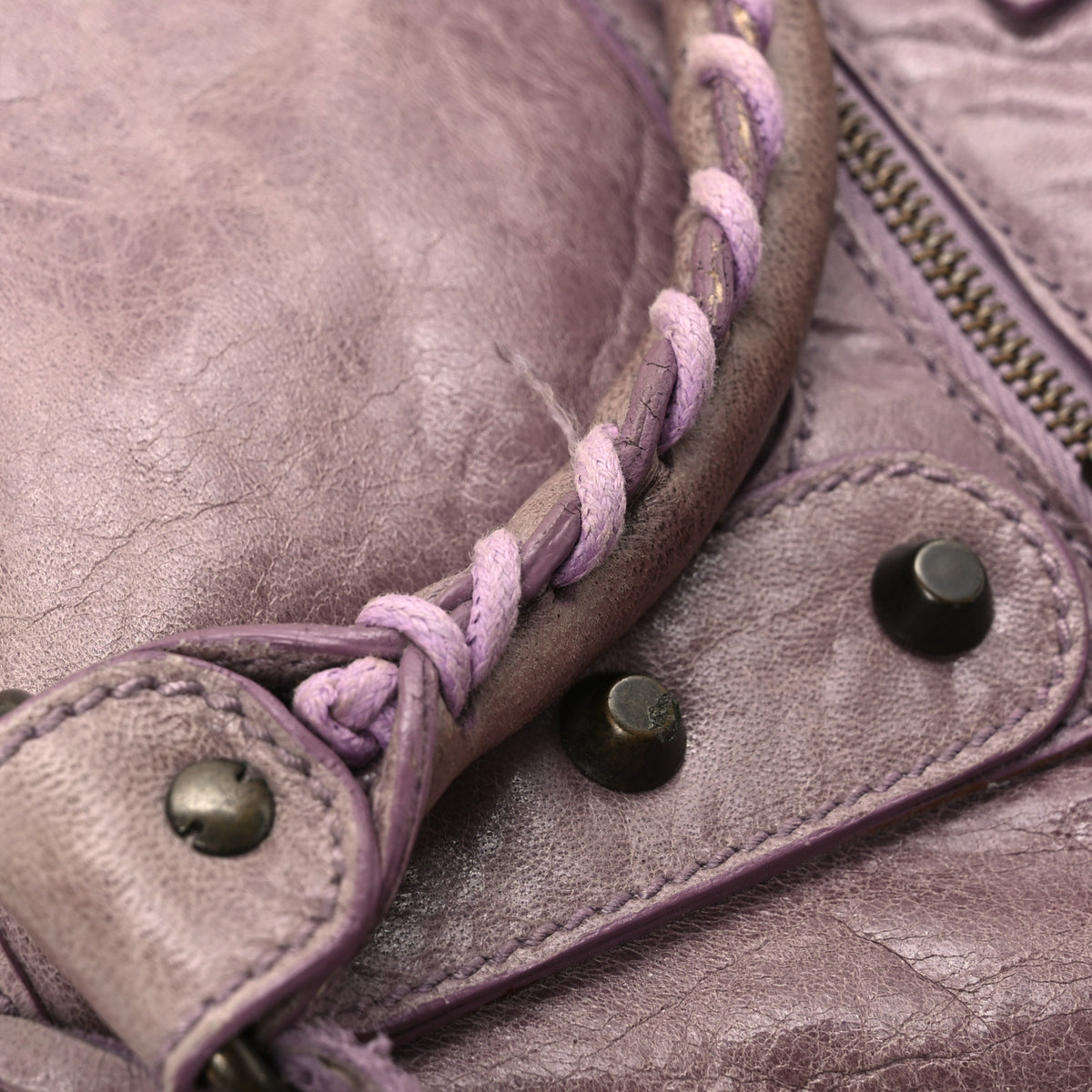 Agneau Classic Hardware Weekender Lilac