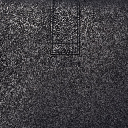 Saint Laurent Calfskin Classic Y Document Case Clutch Navy Blue 8 of 9