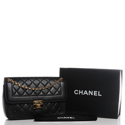 Chanel Lambskin Quilted Large Chic With Me Flap Black 5 of 9